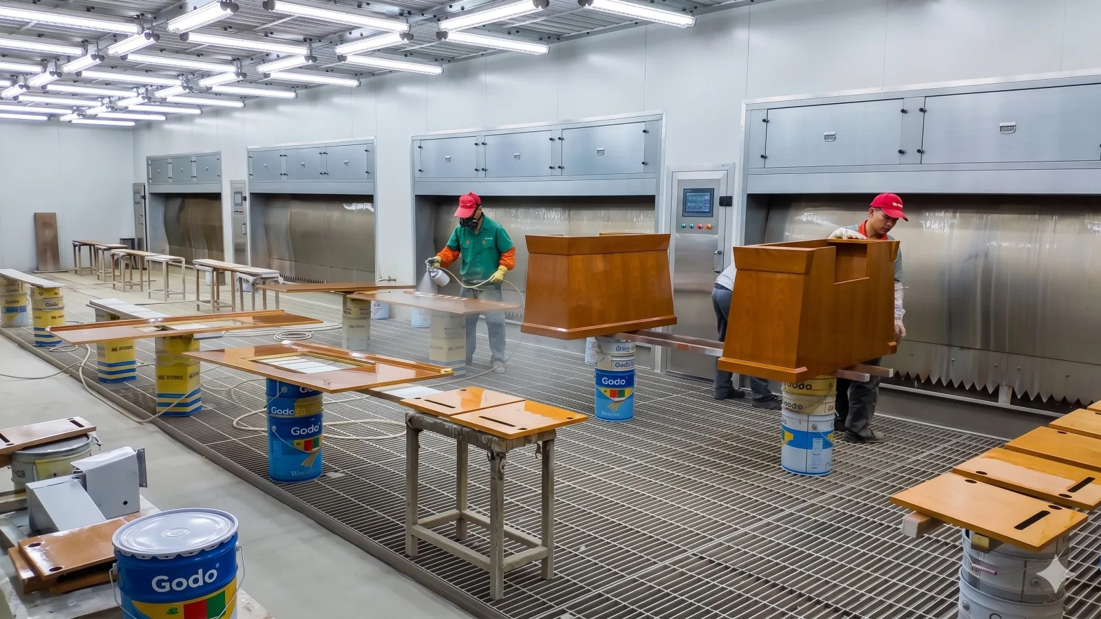 Spray booth VOCs treatment project