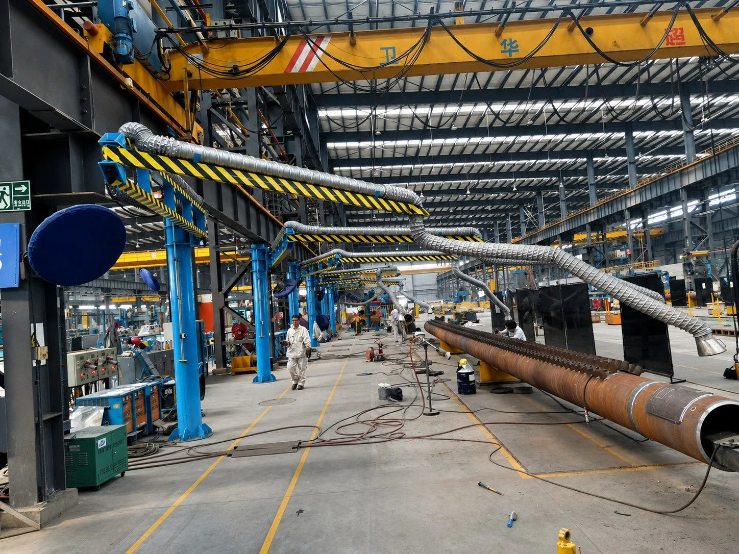 Welding and grinding dust control project